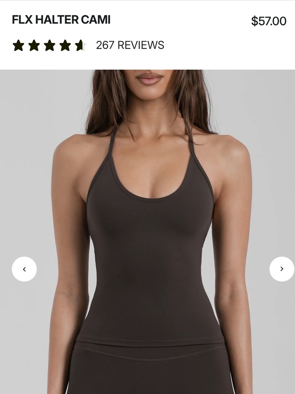 SWT FLX Halter Cami